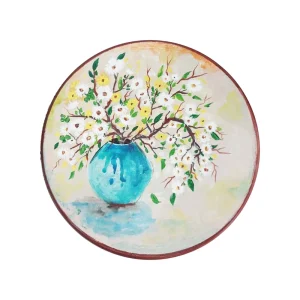 بشقاب دیوارکوب سفالی کد D206